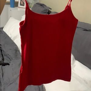 Plain red tank!